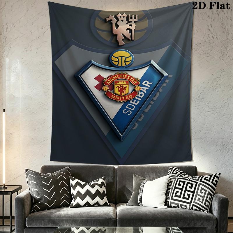 Manchester Football Club Crest Bedding 1 Duvet Cover 2 Pillowcase Without Core Soft And Comfortable Christmas Birthday Gift Bedding Set