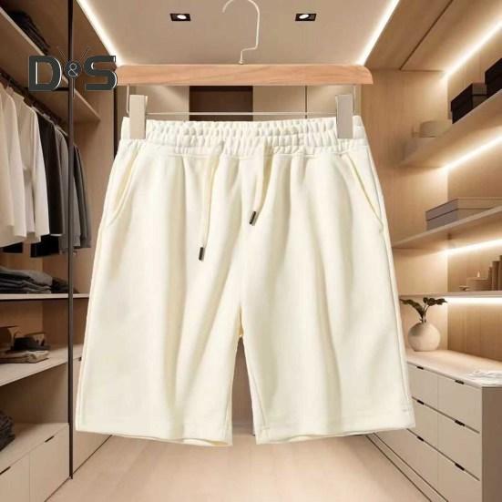 Pantaloni scurți casual pentru bărbați, culoare solidă, croială regulată, cu buzunare întărite, cu șnur reglabil, pantaloni scurți de vară