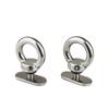 [4 Pc M6-316] Canoe Caravan Tent Kayakmodification Hardware 316 Stainless Steel Sliding Rail Track Locking Hanging Ring