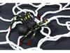 1.5m Black & White Cobweb Halloween Decoration with Spider