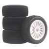 RS Wear-Resistant Off Road Tires Plastic Wheel Rim Rubber Tyre for 1:10 RC Car HSP 94107 94166 94106 94155 Tamiya Wltoys 144001