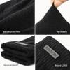 Herren Winter Winddichtes Fleece Radhandschuhe mit Samtfutter