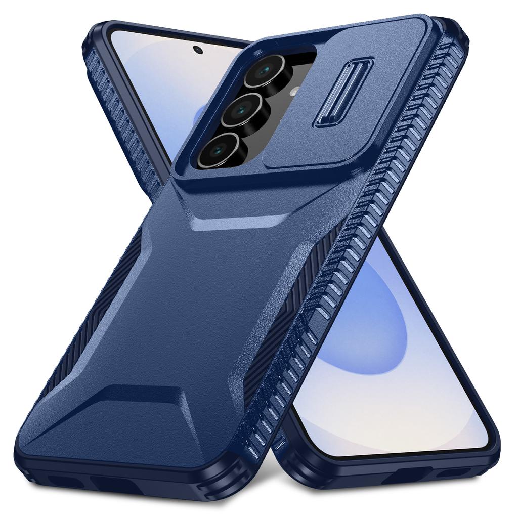 For Samsung Galaxy S25 FE Case Camshield TPU+PC Phone Cover Non-Slip Side Edge