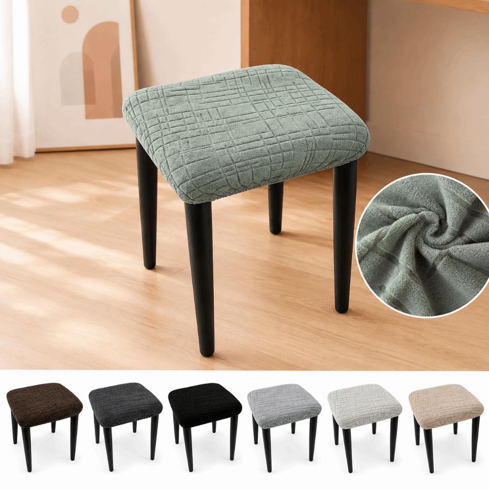 Waterproof Stretch Seat Covers Washable Table Chair Cover Chair Seat Cover for Square Chairs