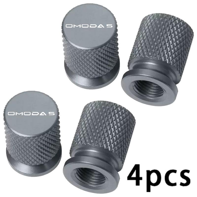 4PCS Colorful Car Accessories Car Tire Valve Cap For CHERY OMODA S C5 Crossover Omoda 5 FX JHJS1