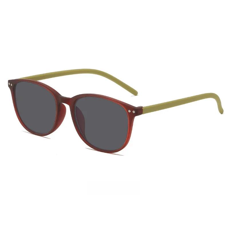 

New Stylish Elliptical Shaped Frame UV 400 Sunglasses European and American Vintage Style Sunscn Men s Eyeglasses Casual Versatile Eyeglasses