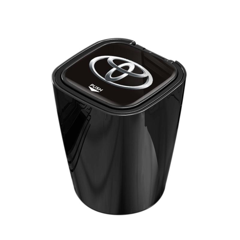 Car sticker Ashtray With Led Lights For Toyota camry With Logo Creative Personality chr corolla rav4 yaris prius Hybrid prado