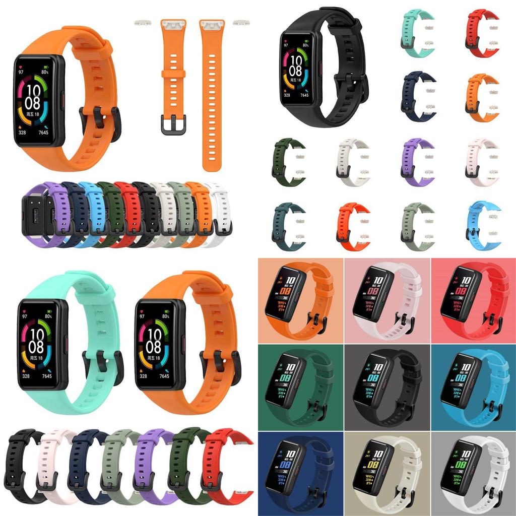 Adjustable Silicone Strap For Huawei Honor Band 6