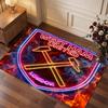 West Ham United Voetbal Print Kristal Fluweel Tapijt, Comfortabel Waterabsorberend Antislip Binnen Vloerkleed