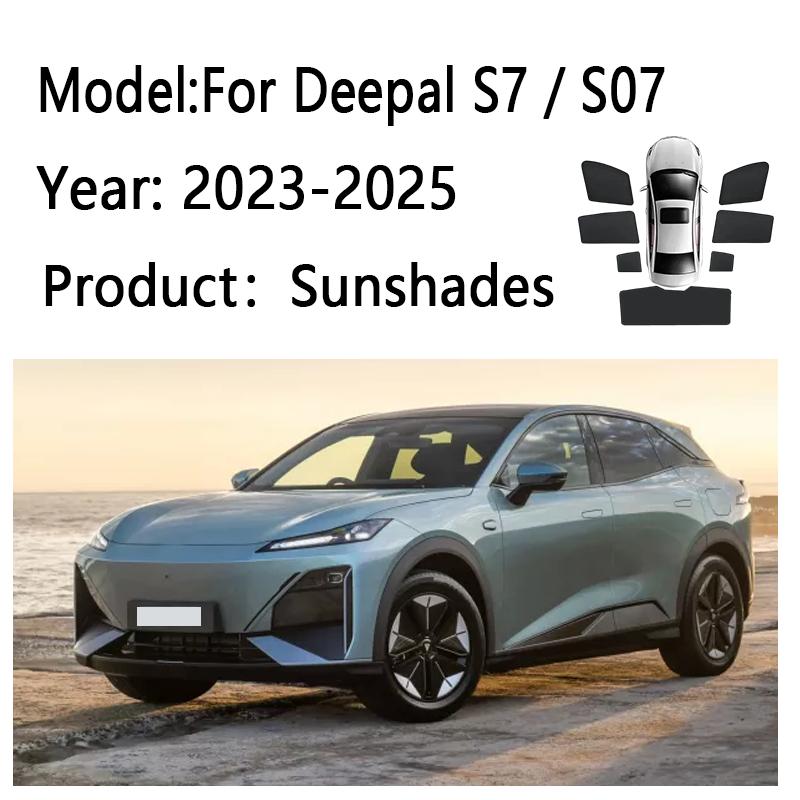 Sun Shades For Shenlan Deepal S7 S07 2023-2025 Sunshades Magnetic Heat insulation Curtains Privacy Window Visor Car Accessories