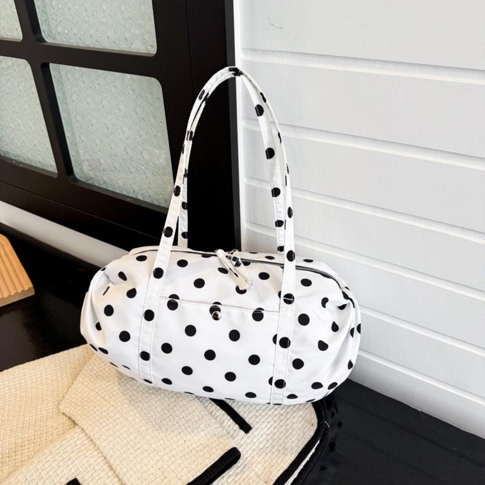 Lightweight Foldable Storage Bag Large Capacity Bowling Bag Fashion Nylon Handbag Women