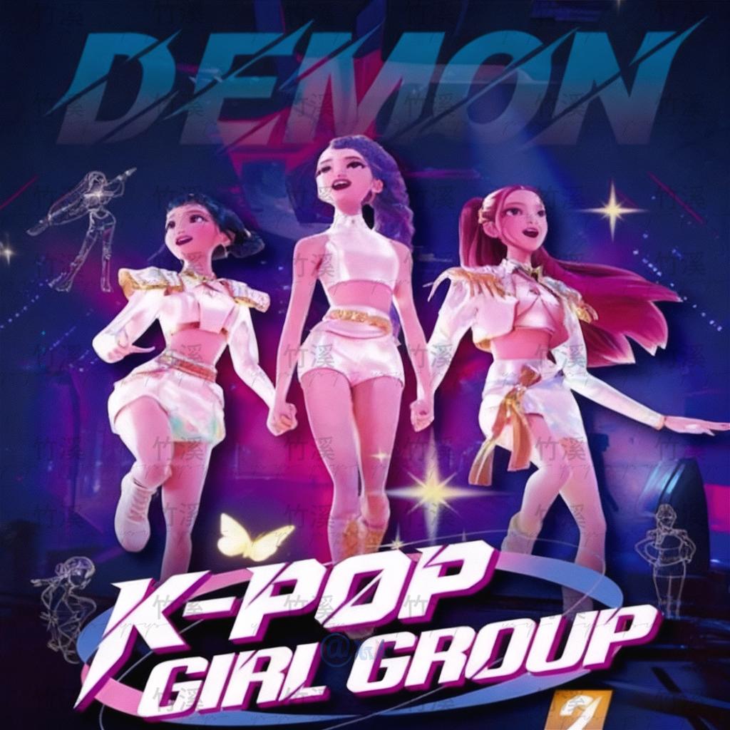 Kpop Demon Hunters Coloring Book: Cute Linear Drawings of Rumi, Mira, Zoey | Anime Character Stress Relief for Adults