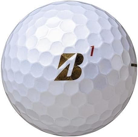Bridgestone SUPER STRAIGHT 2025 (T5GX) Pearl White golf balls, 2 dozen, 24 balls, with original cleaning sheet set