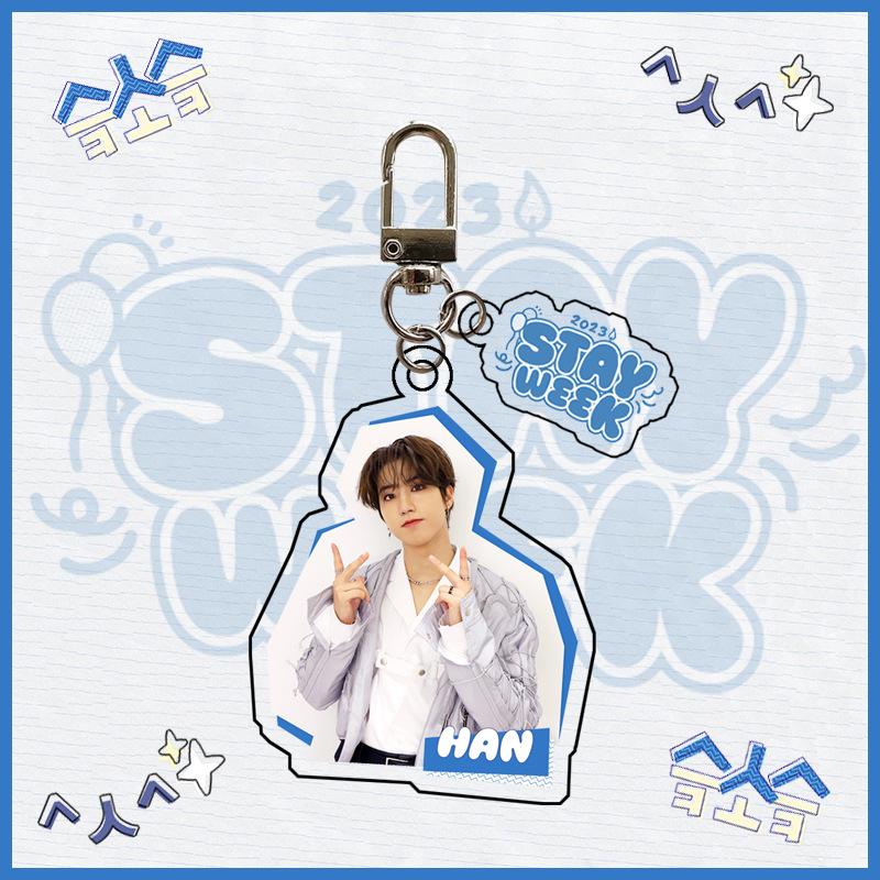 Stray Kids STAY Week Theme Acrylic Keychain Bang Chan Lee Know Changbin Hyunjin Han Felix Seungmin IN Kpop Fan Merchandise Bag Charm