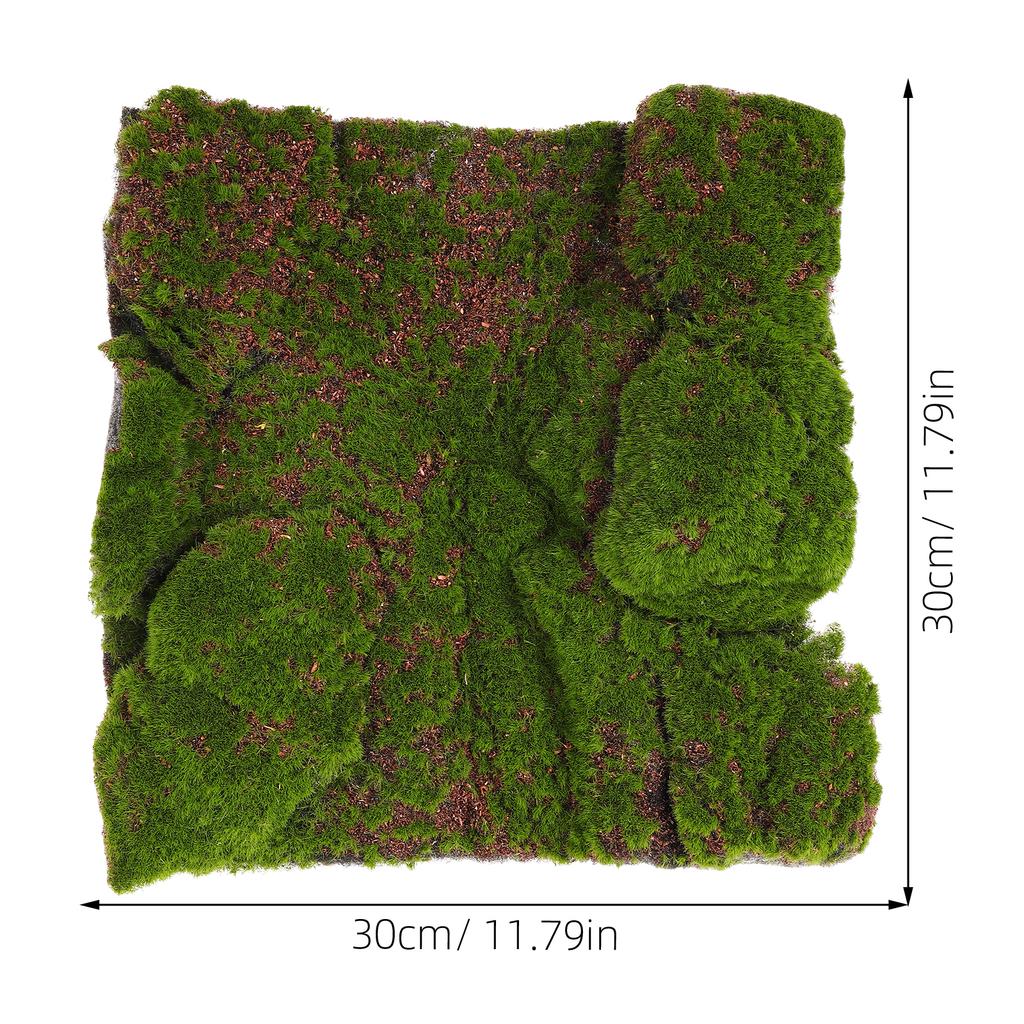30X30Cm Lifelike Artificial Moss Mat Fake Green Turf Lawn Simulation Grass Carpet Decor For Balcony Room Landscape Plastic Safe