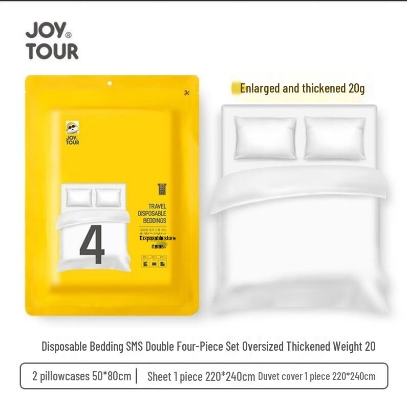 Jiatu Disposable Travel Double Bedding Set