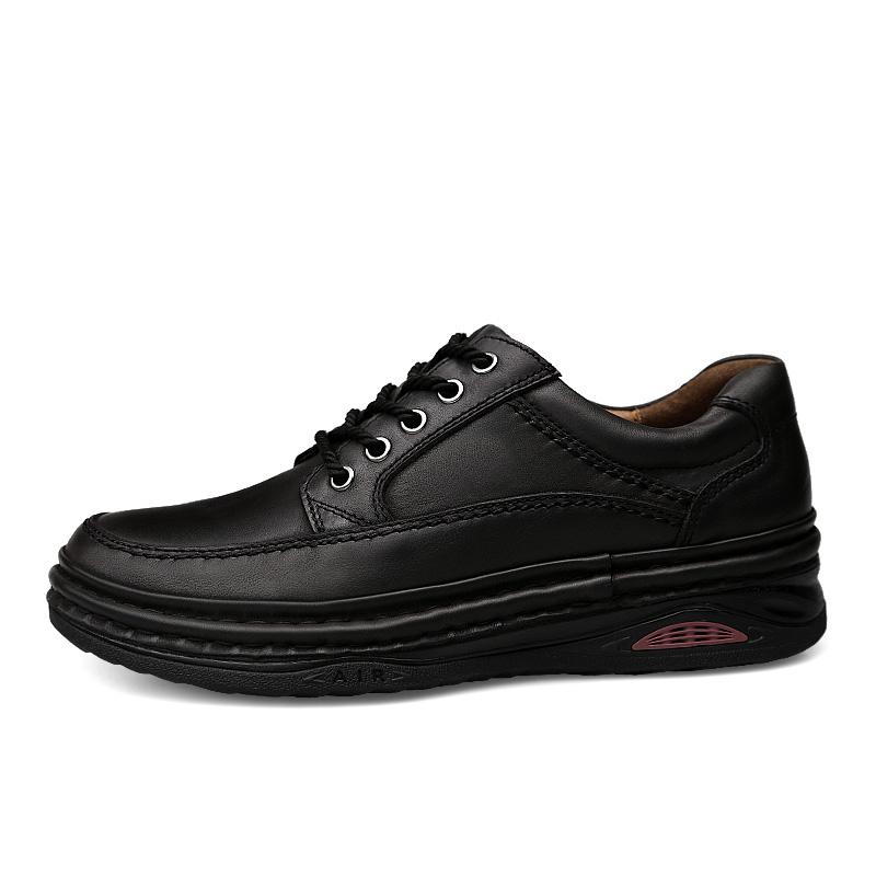 Fashion Genuine Leather Business Formal Shoes Luxury Brand Cow Leather Mens Shoes Upscale Men Casual Shoes British Style Leather Shoes