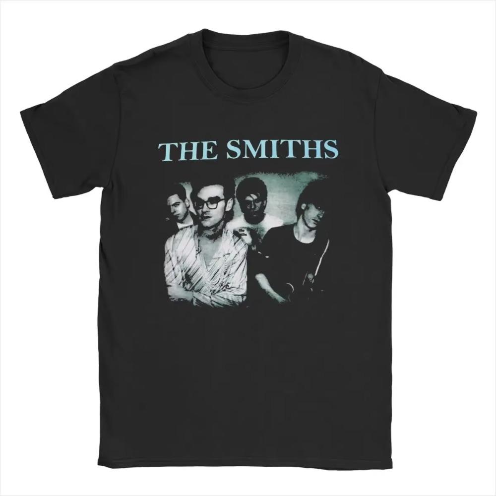 Pánská trička The Smiths Band Humor Bavlněná trička s kulatým výstřihem a krátkým rukávem Oblečení plus size