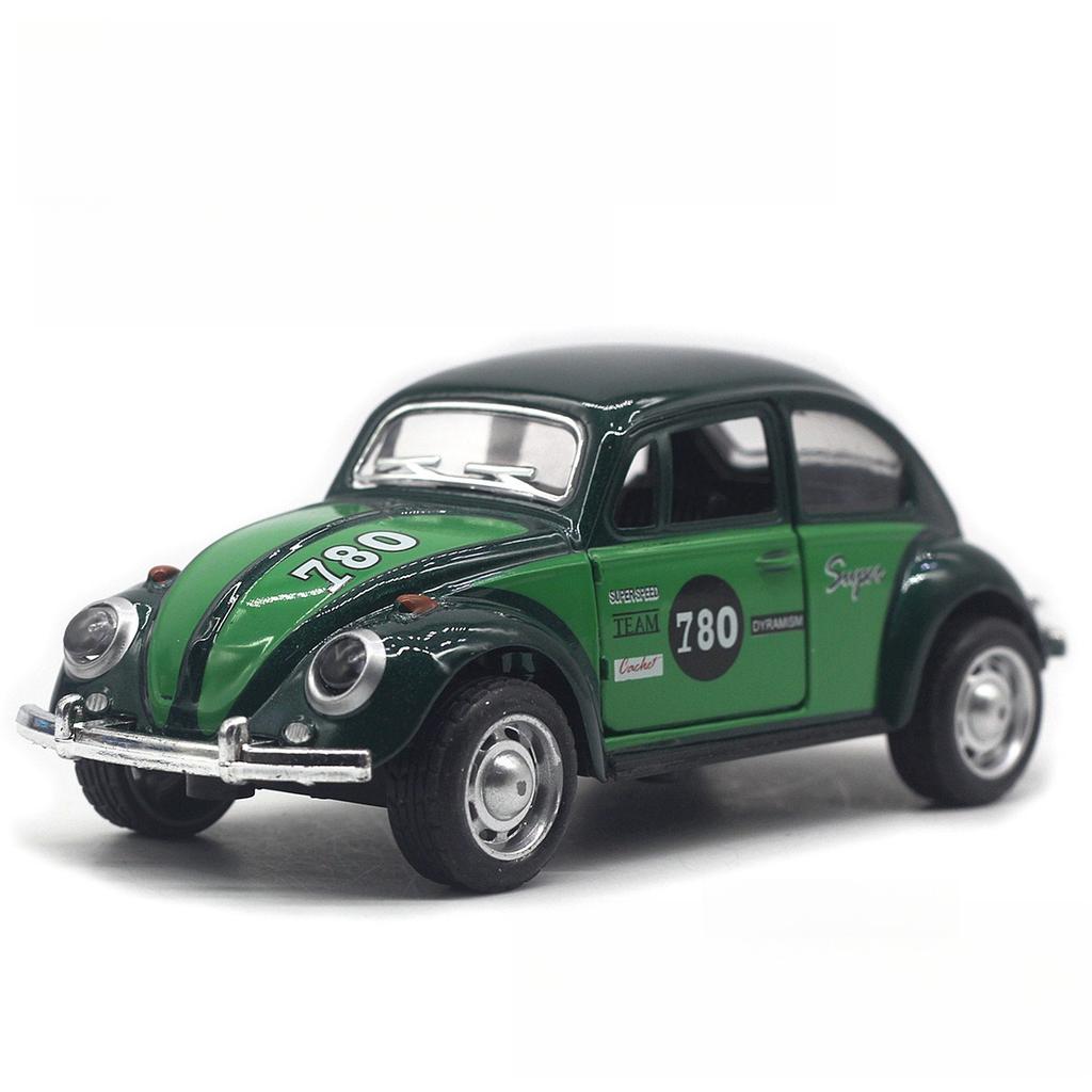 1:32 Beetle Alloy Car Diecasts Metal Classic Toy Model with Pull Back Function Vehicles for Child Gifts