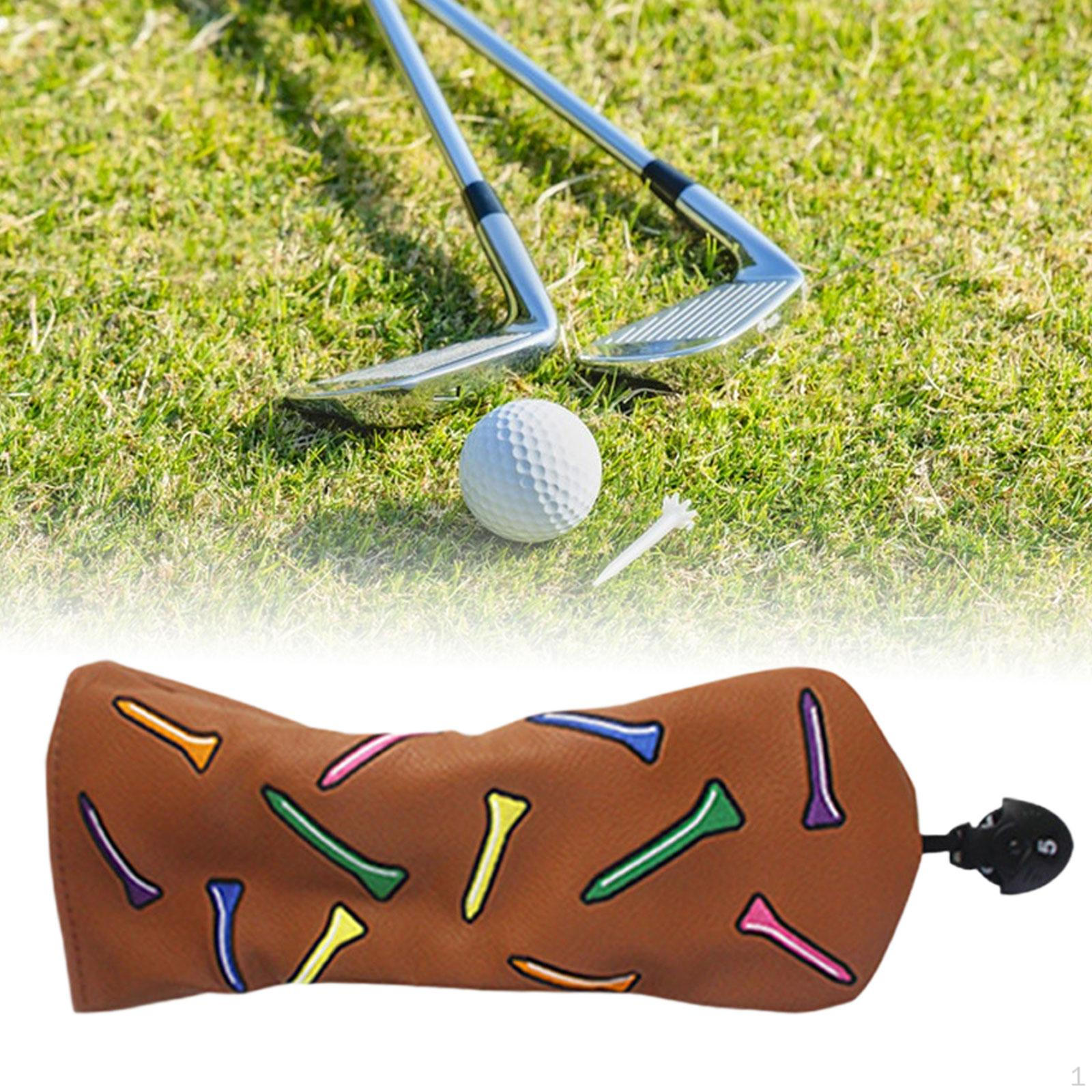 

Чехол для головы клюшки для гольфа, деревянный чехол для головы, модные принадлежности, креативный защитный чехол