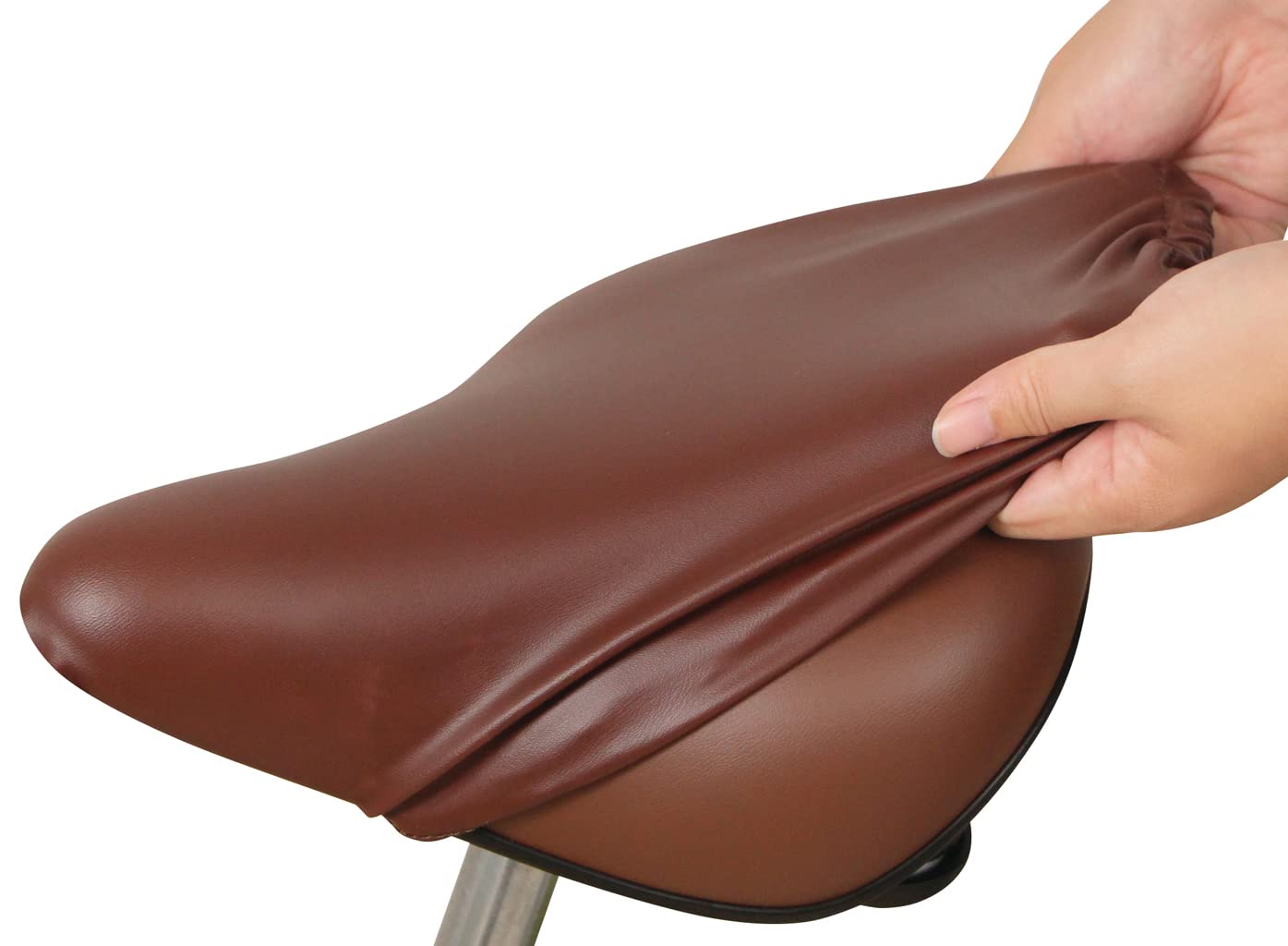

CAPTAIN STAG Bicycle Saddle Ultra for City Saddle Width Saddle Length Cover, Waterproof, Stretch, Bikes, Brown, Y-7827, 29-35cm, 29-34cm коричневый