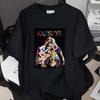 Girls Casual Crew Neck TShirt with KATSEYE Print Short Sleeve Summer Fashion Perfect for Outdoor Activities Casual Attire
