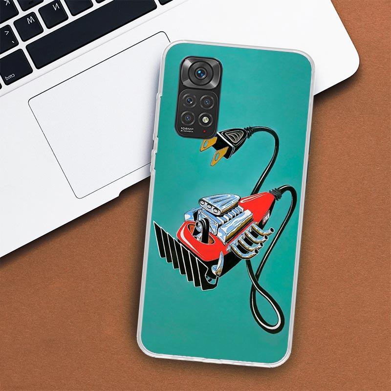 Hair Stylist Scissors Brush Phone Case For Xiaomi Redmi Note 13 12 12S 11 11S 10 10S 9 9S 11T 11E Pro Plus 8 8T 7 + Coque Cover