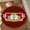 Football Club Emblem lion Round Rug for Livingroom,Bedroom, Palyroom, Chair Rug, Area rug, Circle Carpet, Large Size Fan Christmas gift