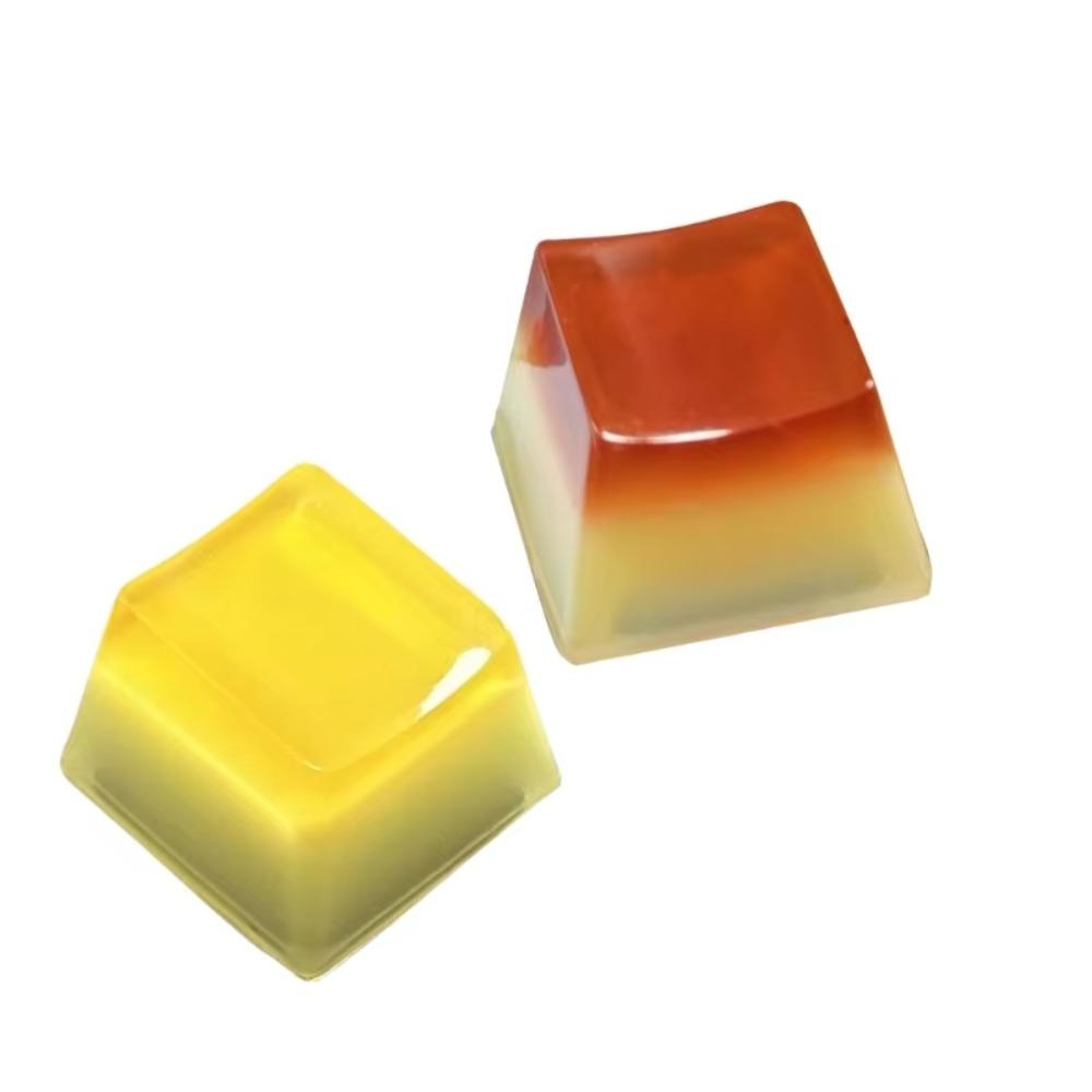Cross Shaft Jelly Pudding Keycap Personalized DIY Keycap  Mechanical Keyboard
