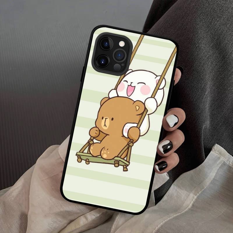 

Милый мультяшный медведь чехол для телефона силиконовый мягкий для iPhone 14 13 12 11 Pro Mini XS MAX 8 7 6 Plus X XS XR чехол iphone 6 or 6s