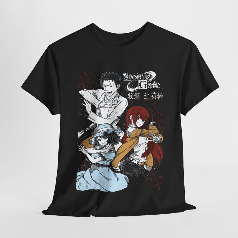

2026 Summer Fashion Trendy Unisex Women Vintage Top Steins Gate Tshirt Kurisu Makise Girl Kawaii Waifu Anime Shirt Tee All Size 4XL