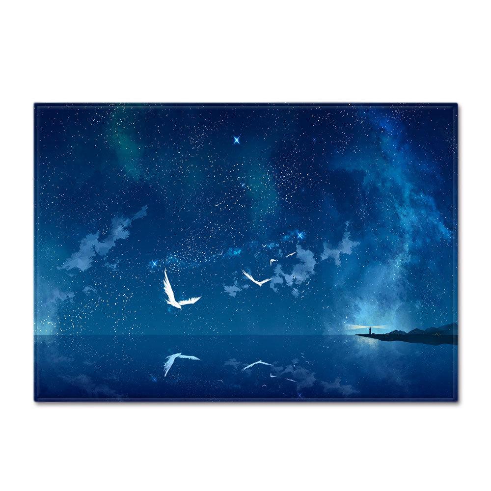 Simple Starry Sky Living Room Carpet Bedroom Dining Room Floor Mat