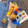 New Kawaii Miffy Rabbit Keychain Cartoon Couple Backpack Pendant Car Key Accessories Creative Festival Gifts