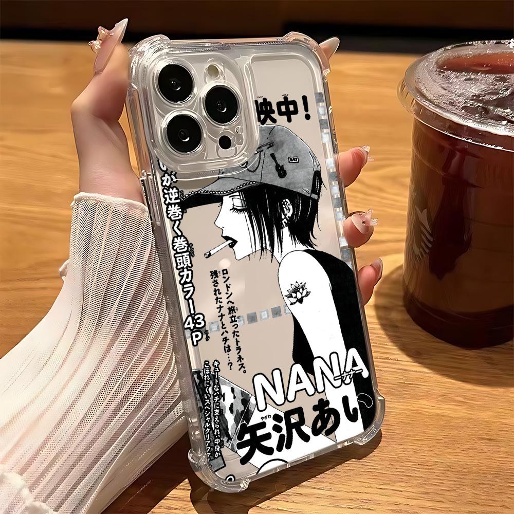 

Anime Oosaki Nana Phone Case For Xiaomi Redmi 10 10C 12 12C 13C 9 9A 9C 9T Note 10 11 12 9S Pro POCO X5 4G 5G Transparent Cover Redmi 9