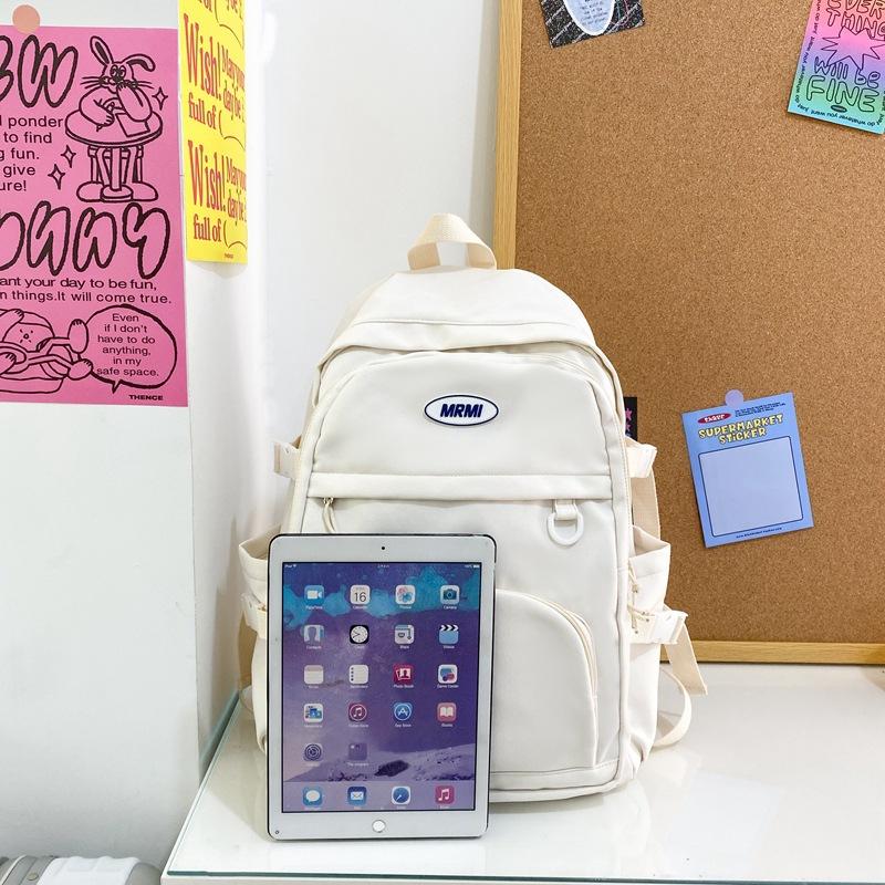 Schoolbag Schoolbag for Women 1011 New Junior High School High School Backpack for College Students Korean Ins Simple and Versatile Large-capacity 