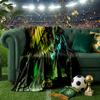Dragon's Fiery Warcraft game Throws Blanket Flannel Blankets Plush for Couch Bed Gifts for Men Women Travel picnic blanket Christmas fan gifts
