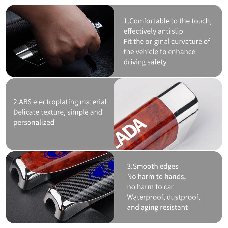 For Lada Car Handbrake Grips Hand Brake Cover Protection Cover Shell Niva Vesta Granta Riva Samara Priora 4x4 Urban NN96