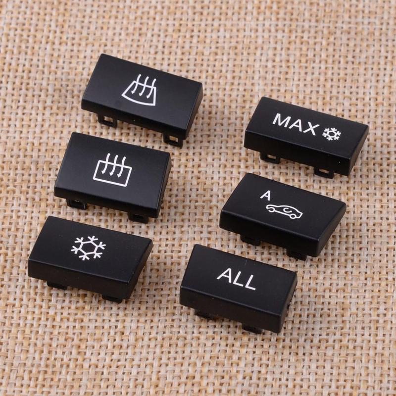 61319313924 Car A/C Heater Switch Button Key Cap Set Fit For BMW 5 6 7 Series F01 F02 F06 F07 F10 F11 F12 F13