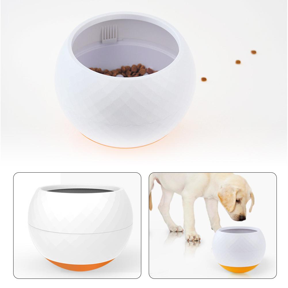 Hračka pro krmení mazlíčků Tumbler Malí psi Kočka Miska na pomalé jídlo Miska na vodu Potřeby pro mazlíčky Oranžová