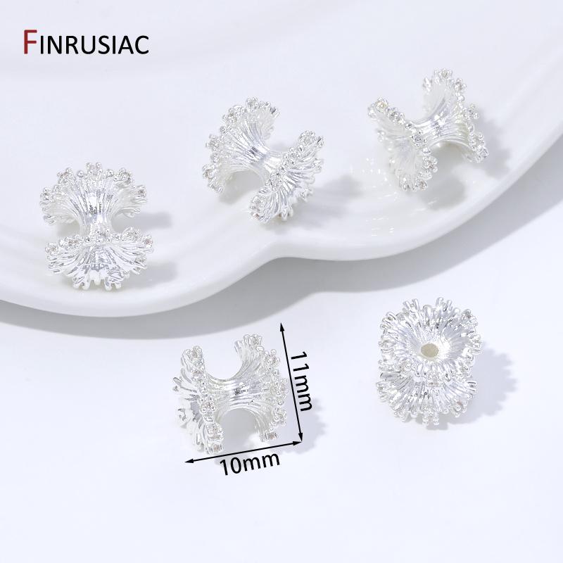 

18K Gold Plated Brass Inlaid Zircon Waist Shape Spacer Beads For Bracelet,Separator Beads For DIY Jewelry Making Supplies 2 pieces