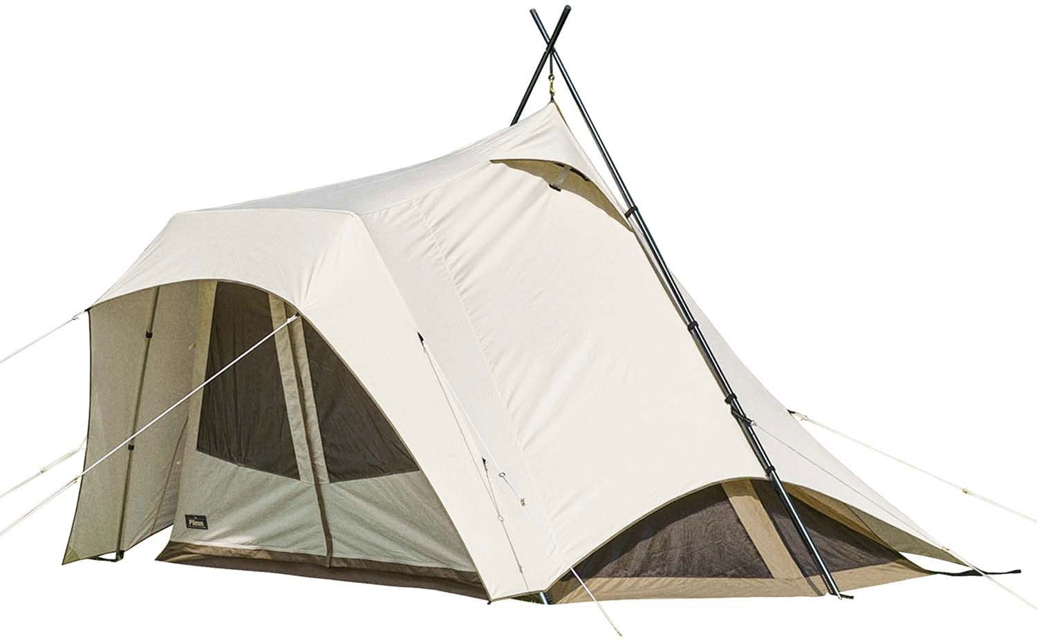 

Ogawa Outdoor Camping Tent Piraeus [for 5 people] Off-white x Sand Beige x Dark Brown 2746