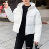 BITCED Minimalist Hooded Short Down-Filled Cotton Jacket Casual Puffer Jacket Lightweight Cotton Coat