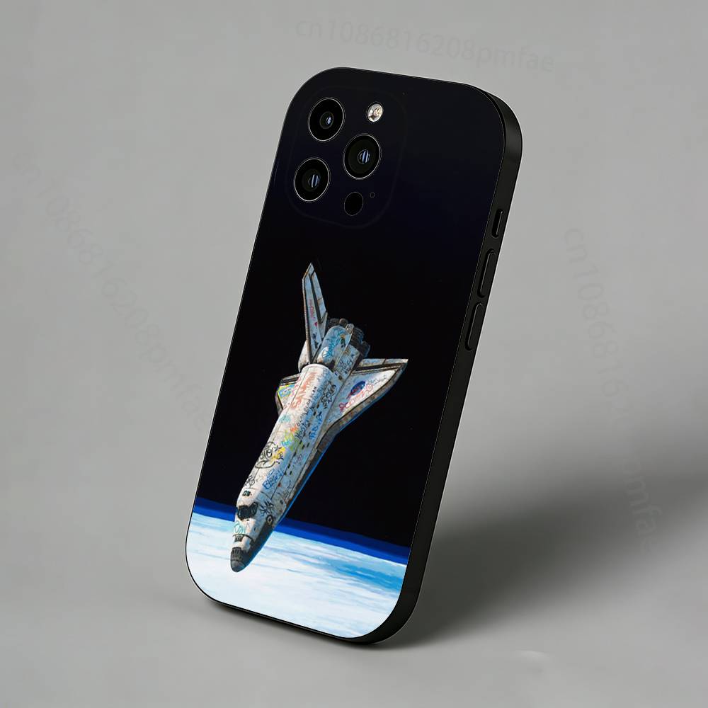 Deep Space Exploration Slim Back Phone Case for iPhone 17,16,15,14,13,12,11 Pro,Max,Plus,X,XS,XR,SE,Mini Protective Cover