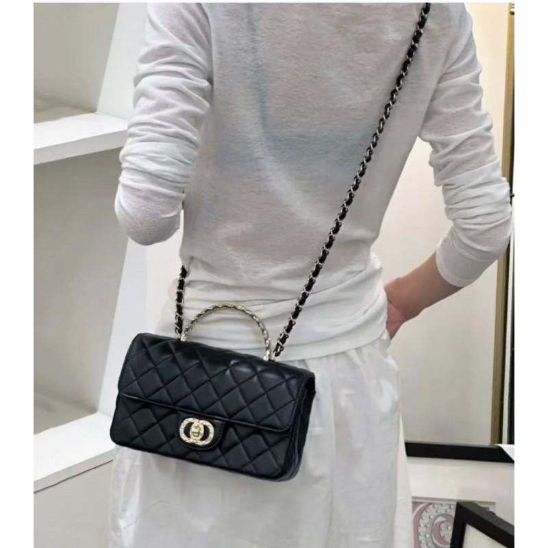 Stijlvolle Mini Vierkante Crossbody Tas voor Dames PU Leer Handtas Met Ketting Riem Dagelijks Gebruik