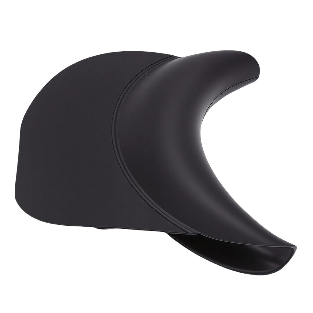 Shampoo Bowl Neck Rest with Suction Cup Soft Silicone Hair Salon Shampoo Sink Neck Cushion Black