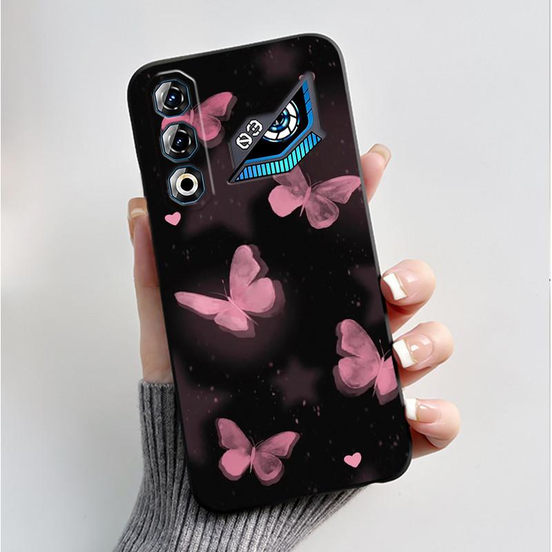 For ZTE Nubia Neo 3 Neo3 GT 5G Case Z2465N Shockproof Silicone TPU Butterfly Flower Back Cover For Nubia Neo 3GT Soft Phone Case