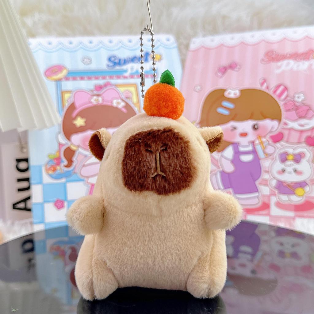 Guinea Pig & Capybara Plush Doll Keyring Backpack Charm
