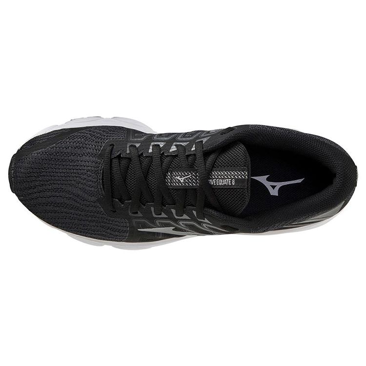 Mizuno Wave Equate 6 Low Top Running Shoes Men Sneaker Black White J1GC224804