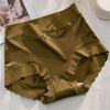 Large size seamless comfortable breathable underwear basic cotton underwear soft comfortable mid-waist briefs spot