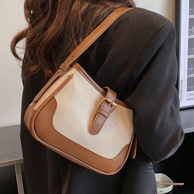 Bolsas de ombro com design de cinto pequeno para mulheres, nova tendência da moda, bolsa transversal feminina, bolsa de axila